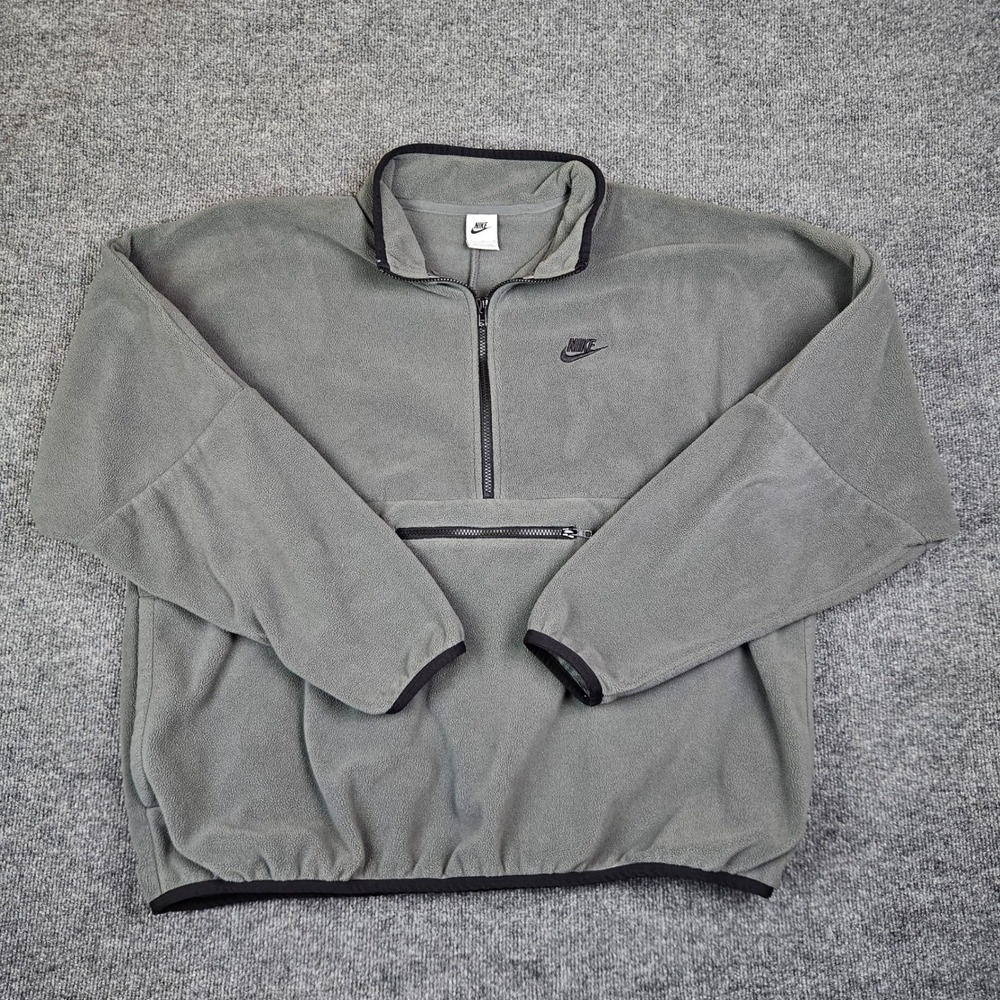 Nike Club‎ Fleece 1/2 Zip Pullover Jacket Men's XL Sweatshirt Pullover Midweight